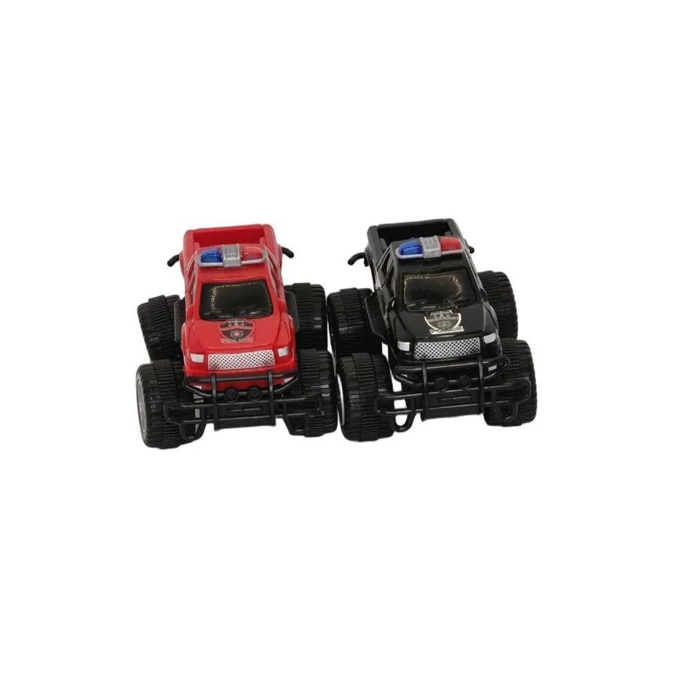 Boys Unbranded Cars & Vehicles One Size Red Black Police Monster Trucks